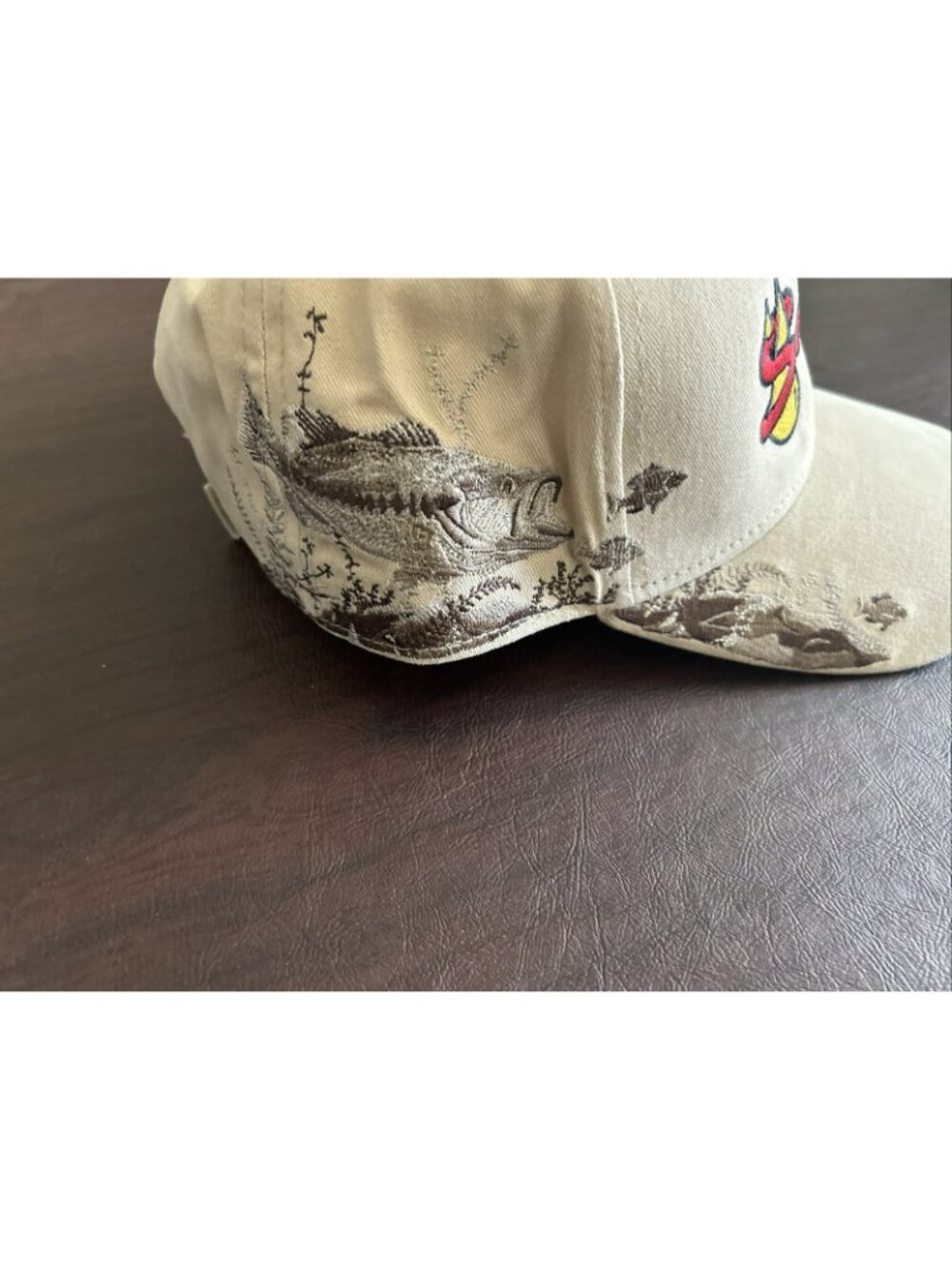Dri-Duck Mens Tan Baseball Cap Schaeffers Logo Wildlife Embroidery Adjustable Co - Picture 4 of 9
